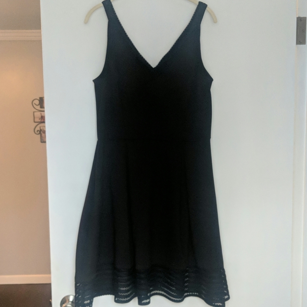 Black cocktail dress